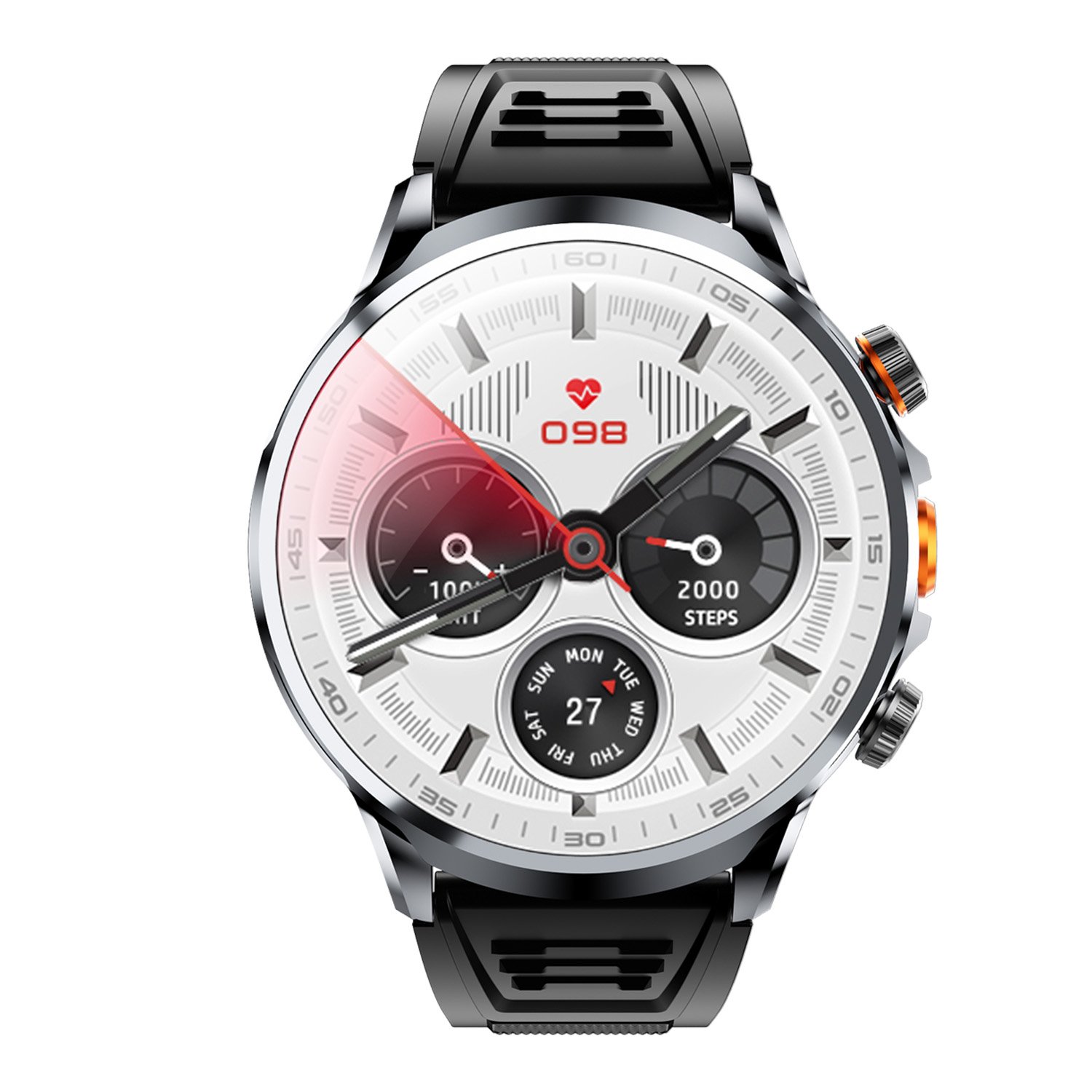1.95inch Screen Smartwatch Waterproof Memory 3+32G Android 8.1 Video Call GPS 4G Smart Watch H18