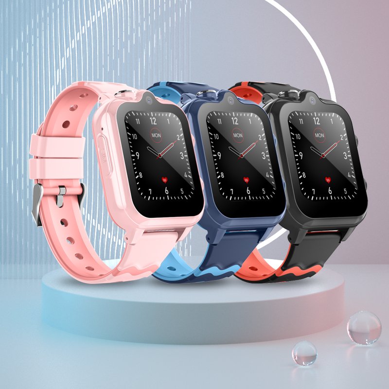 Hot Sale Kids Smart Watch 2024 Dual Camera Video Call Touch Screen 4G Android 8.1 GPS Security Tracker Smart Watch For Kids