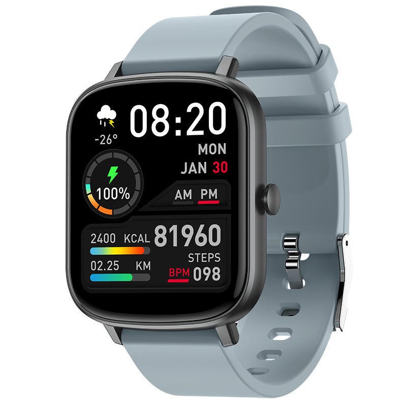 New Product P55 Smart Bracelet Heart Rate Pedometer Sleep Monitoring Blood Pressure Measurement Silicone Belt Men and Women IP67