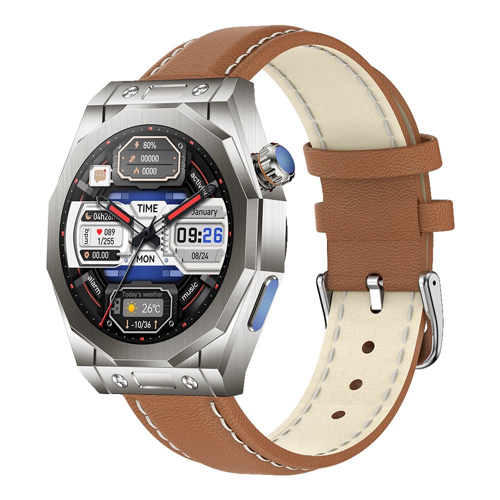 Z83 MAX amoled smartwatch body temperature leather strap mens smartwatch sports modes fashion montre connect smart watch