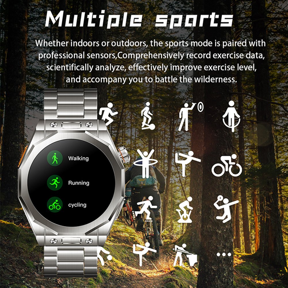 Z83 MAX amoled smartwatch body temperature leather strap mens smartwatch sports modes fashion montre connect smart watch