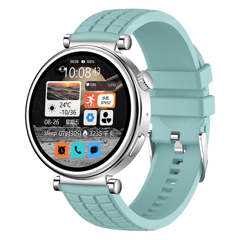 Women's Health Smart Watch 1.27inch Amoled Screen IP67 Waterproof BT Call Heart Rate Lady Smartwatch Z01 MINI