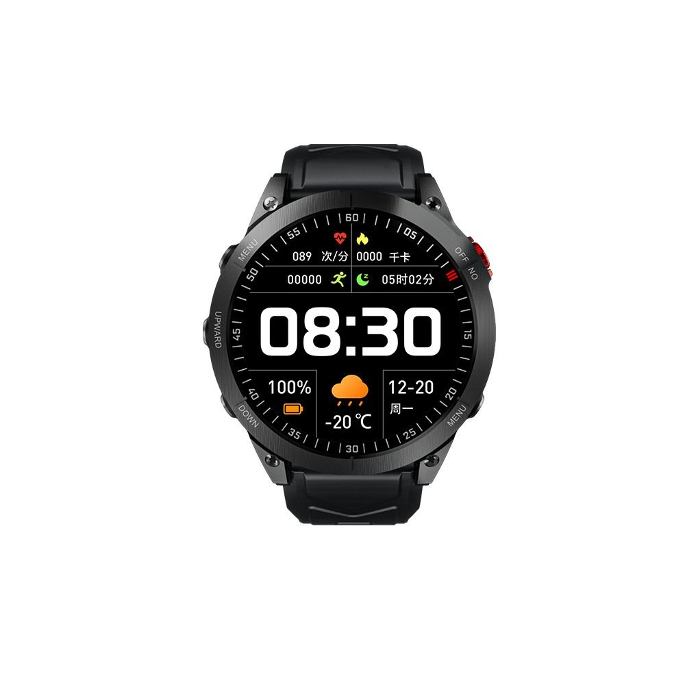 GS Fenix7 Smart Watch 1.39" HD Round Screen Custom Component Wallpapers BT Call Health Reminder GSFIT Fenix 7 Reloj Smartwatch