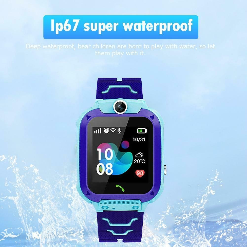 Q12 Kids Watch 1.44 inch LBS Positioning IP67 Anti-lost Smart Watch Tracker SOS SIM Call GSM SIM Xmas Gifts For Child Kids Q12
