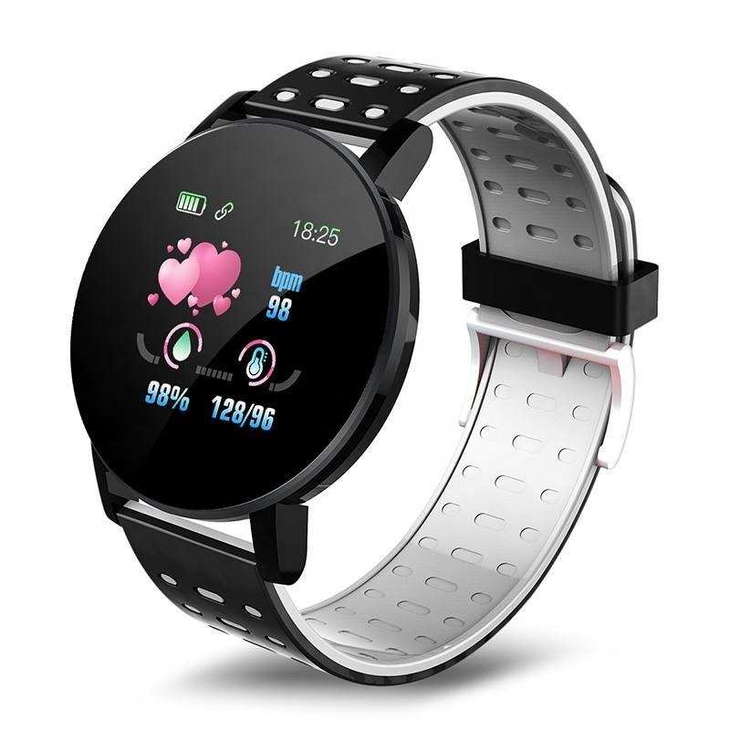 Factory Direct Sale 119plus Smart Round Band Waterproof Fitness Tracker Inteligente Sport Smart band 119 plus Smart Watch