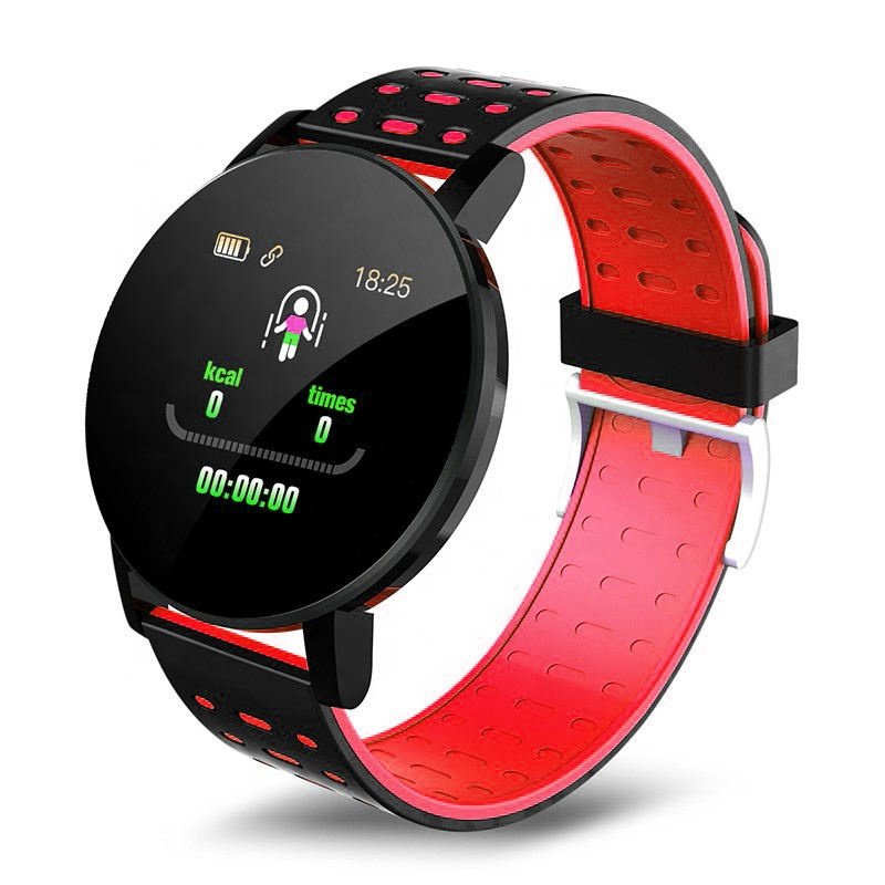 Factory Direct Sale 119plus Smart Round Band Waterproof Fitness Tracker Inteligente Sport Smart band 119 plus Smart Watch
