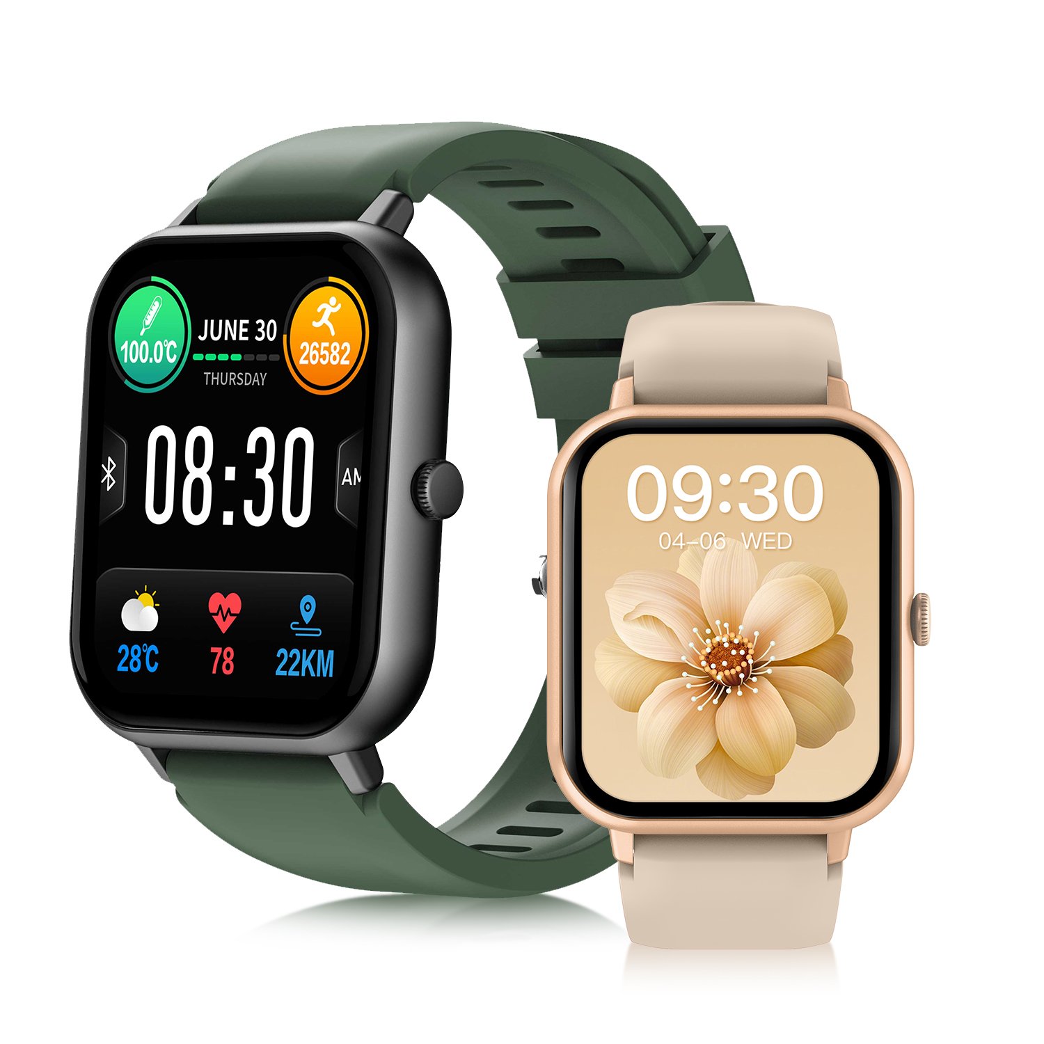 VZL54 Wristband 1.83" Screen Multi Function Health Tracking Sport Smart Watch New Phone Watch Men Women Android Ios Smartwatch