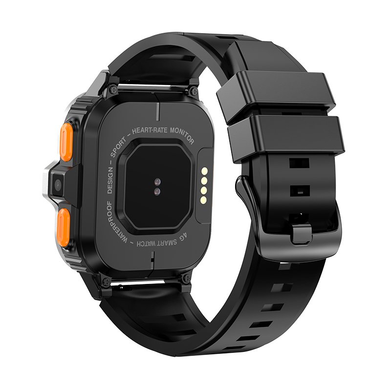 PGD 4G Smart Watch 2024 16GB or 64GB GPS Sport Men Sim Card Android Phone Smartwatch Dual Camera 2.03 Inch Video Call 800Amh
