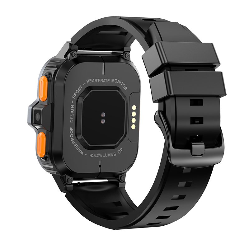 PGD 4G Smart Watch 2024 16GB or 64GB GPS Sport Men Sim Card Android Phone Smartwatch Dual Camera 2.03 Inch Video Call 800Amh