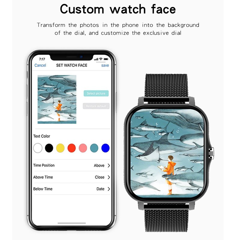 LIGE New Hot Dial Call Smart Watch Men Women Music Control Heart Rate Monitor Full Touch screen Smartwatch wearable devices