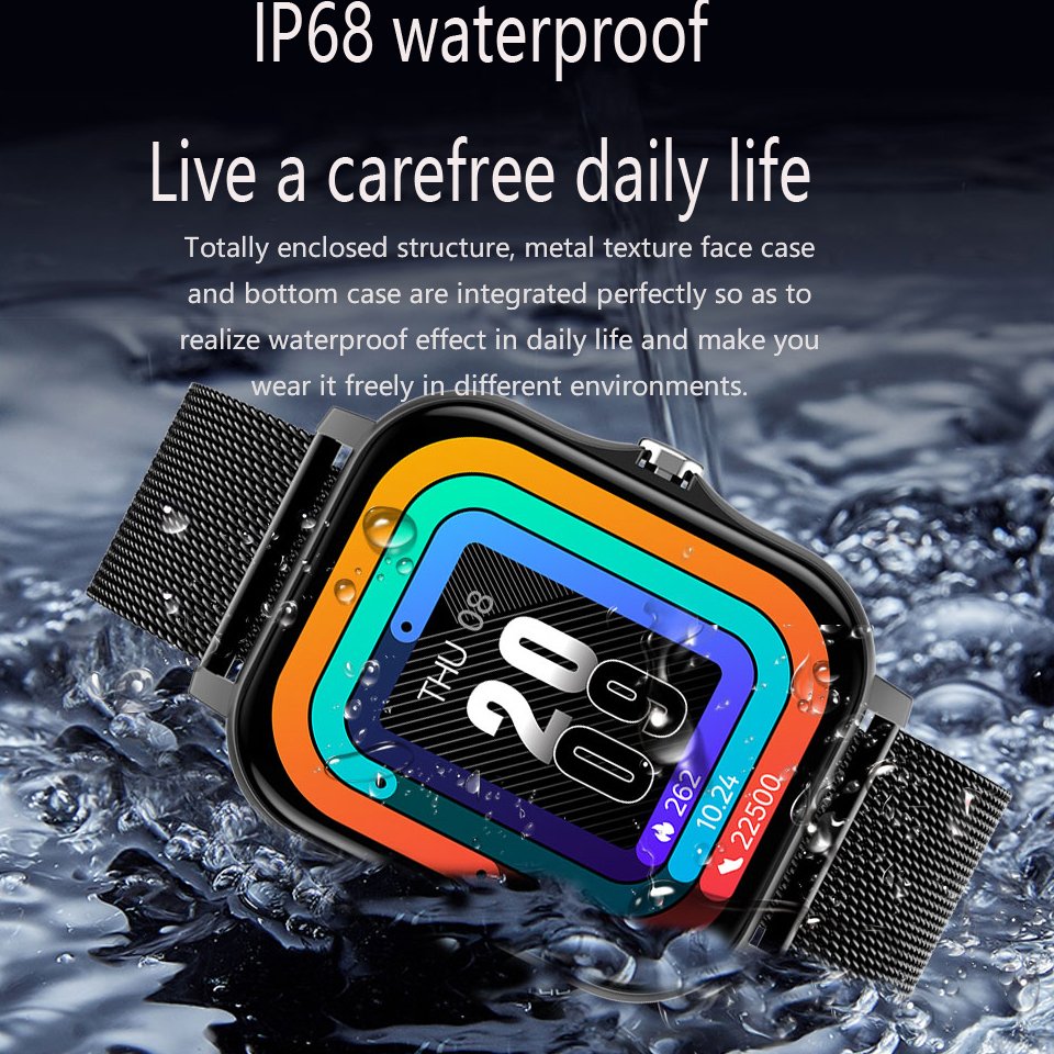 LIGE New Hot Dial Call Smart Watch Men Women Music Control Heart Rate Monitor Full Touch screen Smartwatch wearable devices