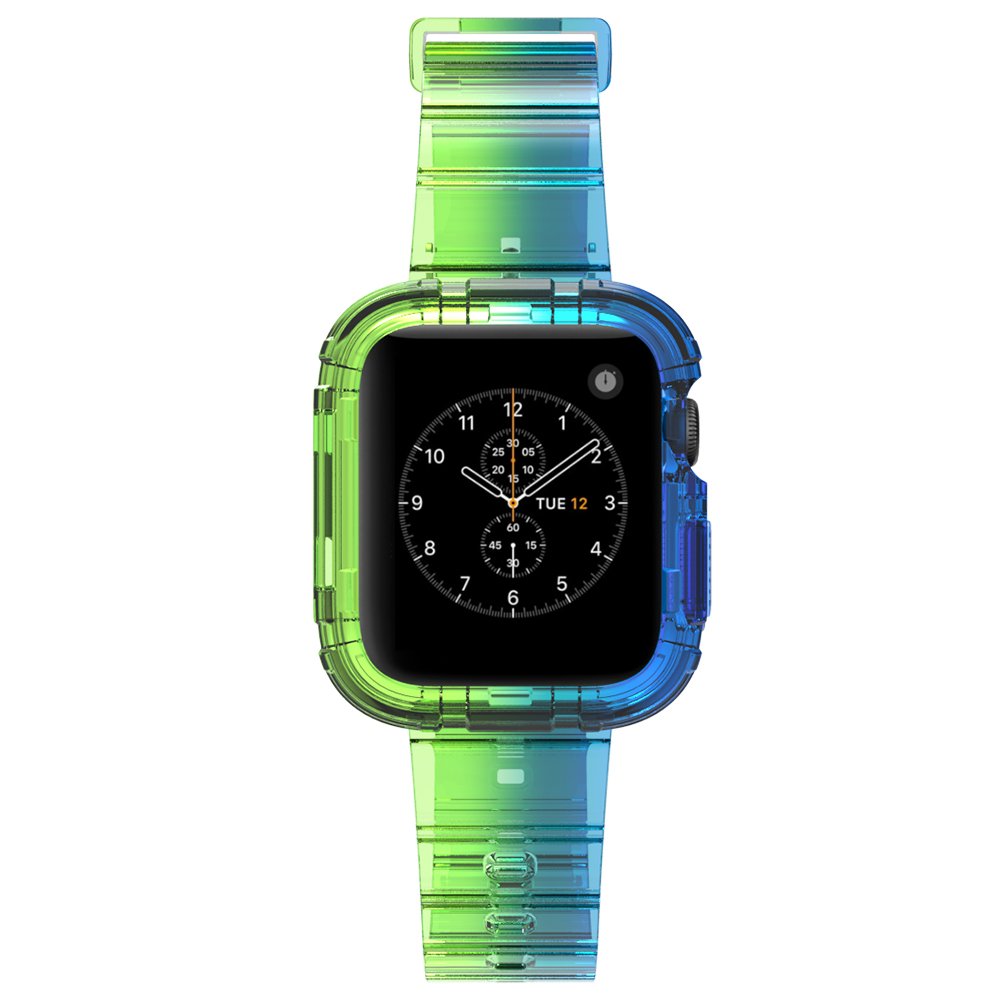 Luxury Smartwatch Strap Soft Smartband Wristband 2021 Newest Crystal Clear Bracelet for Apple Original Smart Watch
