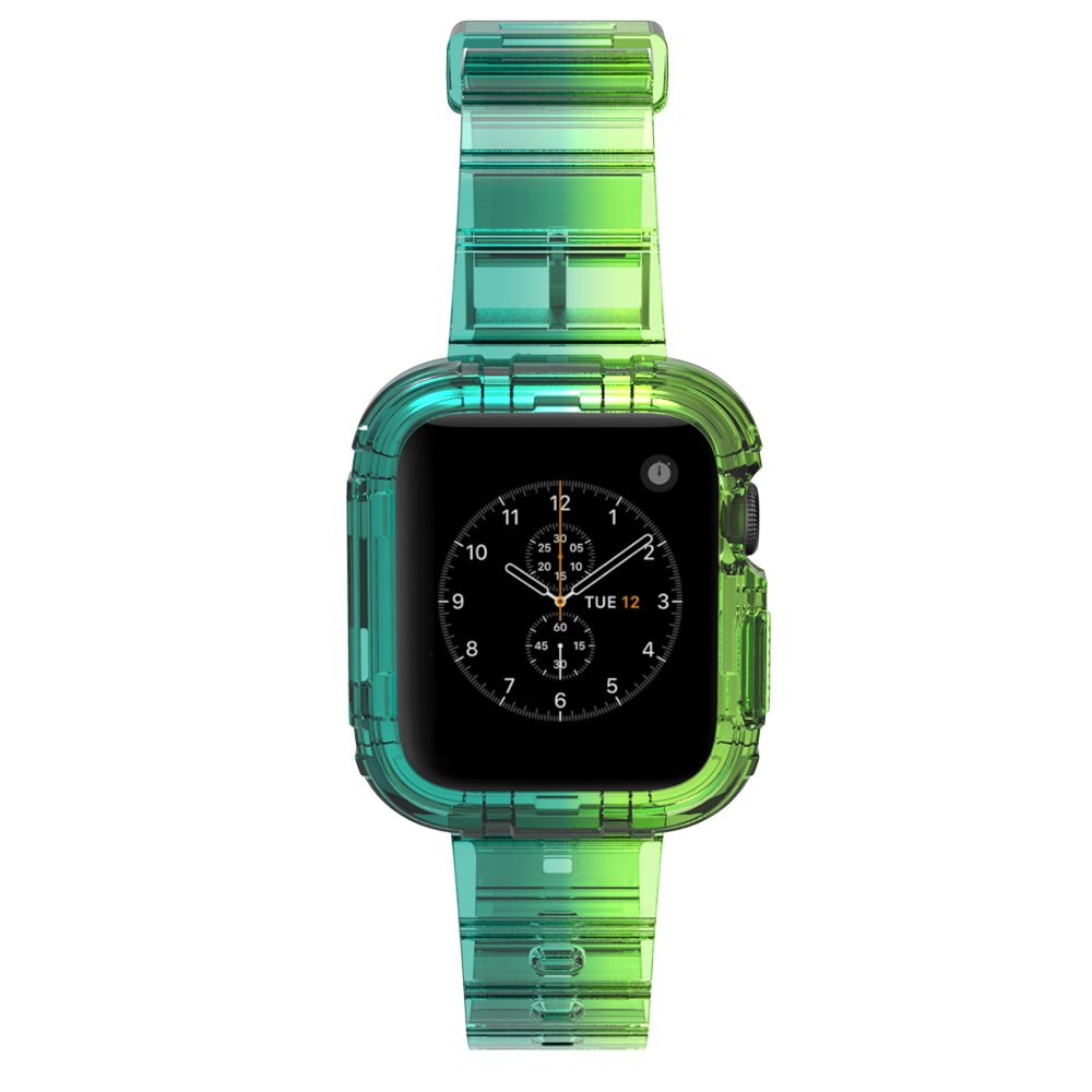 Luxury Smartwatch Strap Soft Smartband Wristband 2021 Newest Crystal Clear Bracelet for Apple Original Smart Watch