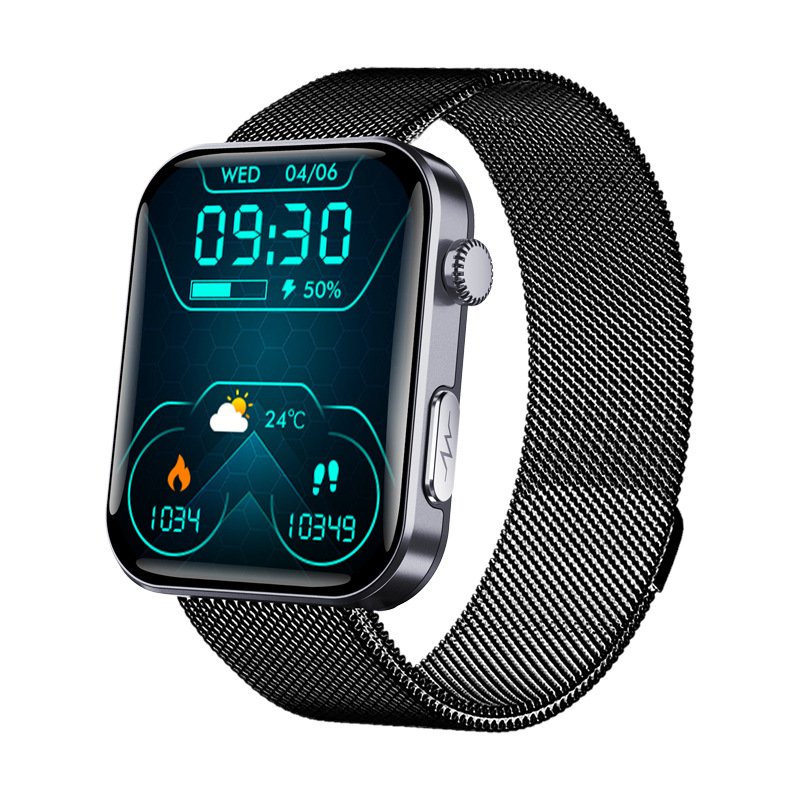 2024 New fashion smart watches Waterproof smart watch for men IPS camera smart watch with fitness tracker
