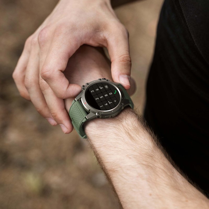 2024 men sports KM22 smart watch with Bt call double straps outdoor OEM smartwatch for men