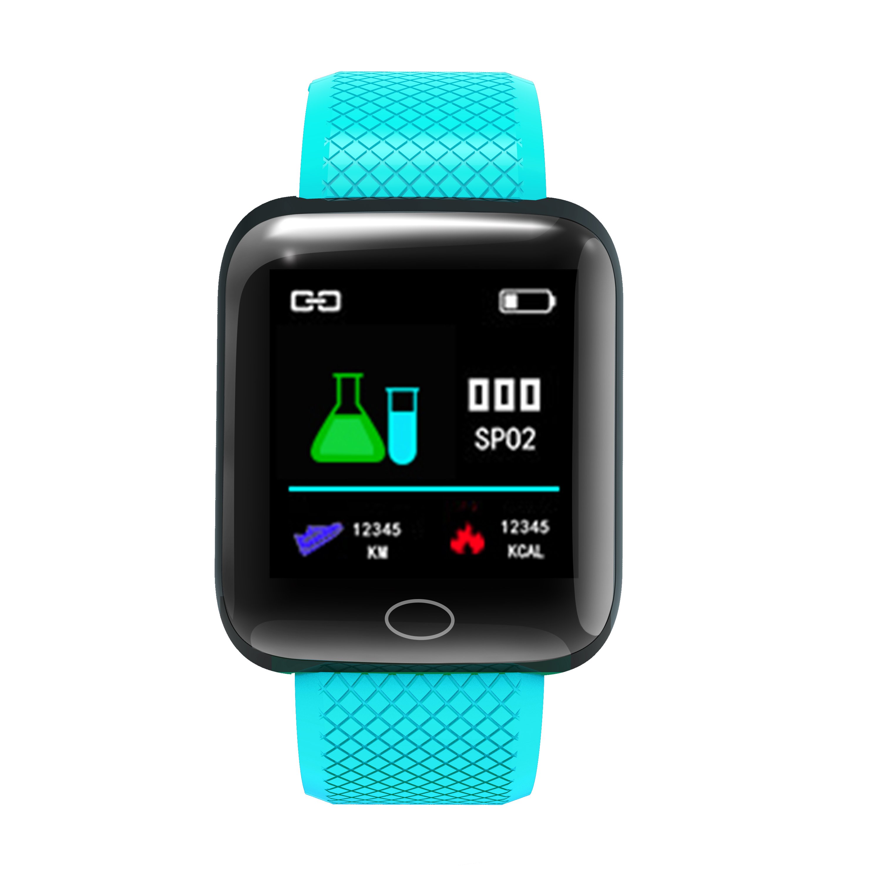 Yuniq T500 Plus Blood Pressure Sport Wristband Fitness D13 Smart Watch 116 Plus