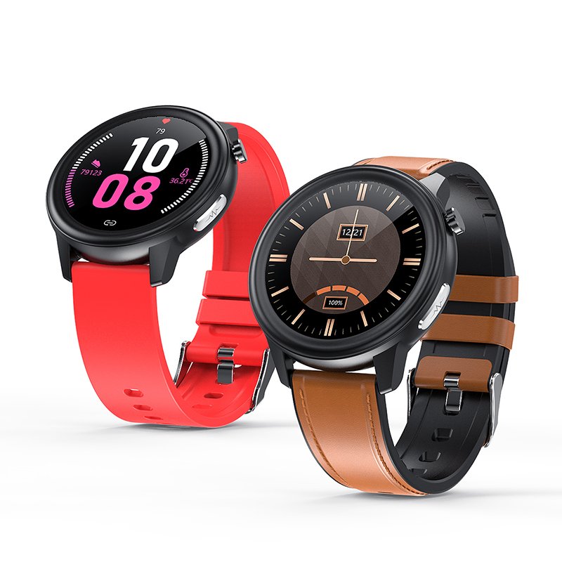 2020 IP68 waterproof E80 smart watch Blood oxygen body Temperature smartwatch PPG ECG Smart Watch E80