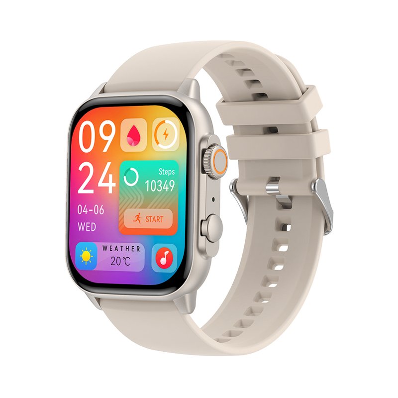 AMOLED Smart Watch HK95 with Square HD Screen Heart Rate Blood Pressure Monitor BT Calling Smartwatch for Men Women 2023