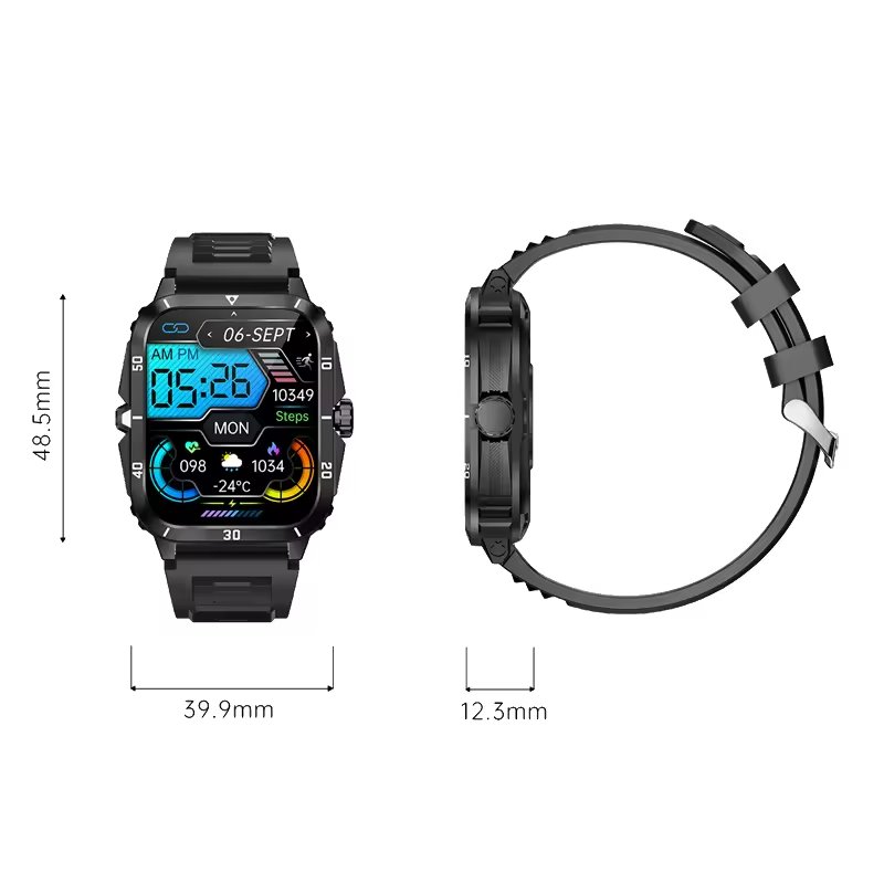 KT71 Top Sale Fitness Tracker Heart Rate V71 Reloj Inteligente 3ATM Blood Oxygen Monitor Fashion Smart Watches for Men Women