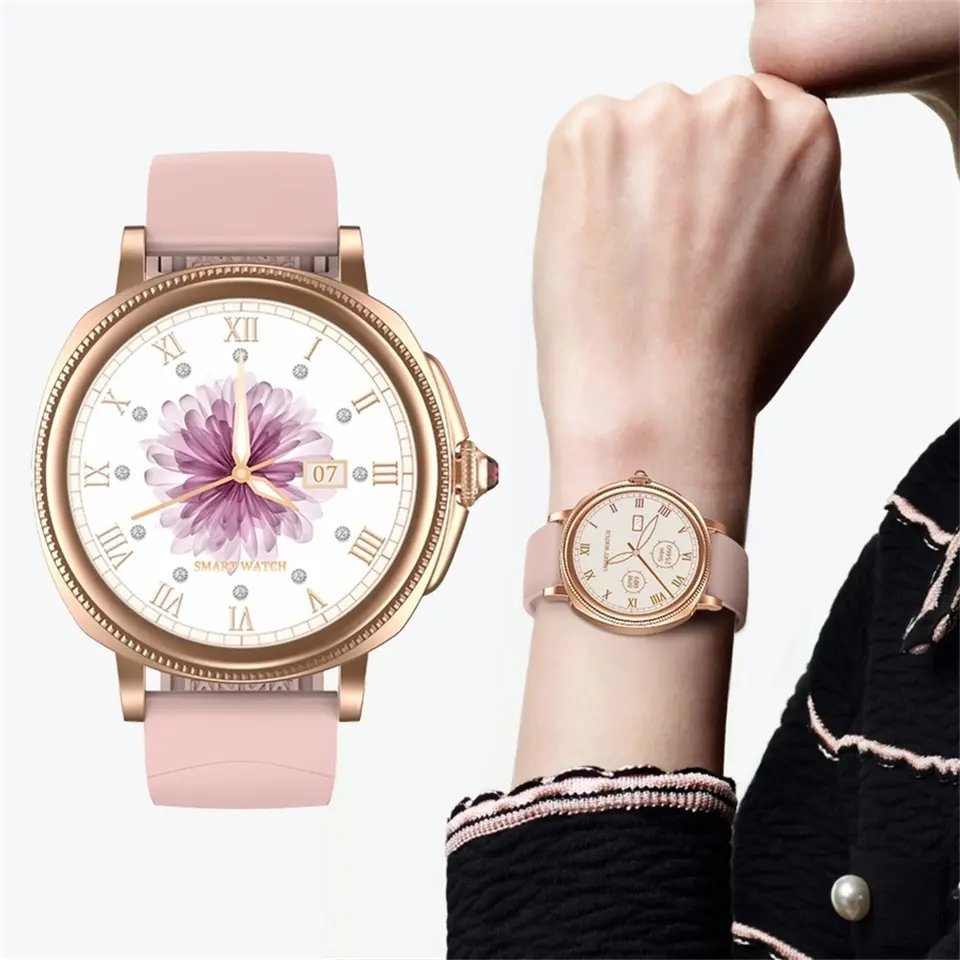1.09 inch ZL60 Dial Call Smart Watch for Women Sleep Heart Rate Monitor Reloj Inteligente DIY Watch Face 2023 Smartwatch
