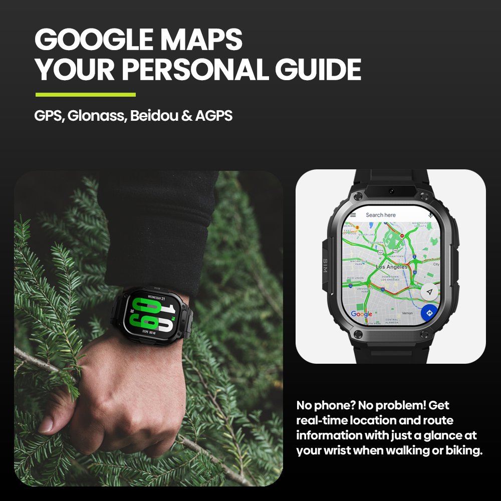 Zeblaze Thor SQ Smartwatch With 2MP Camera Build In GPS 4G Android Smart Watch