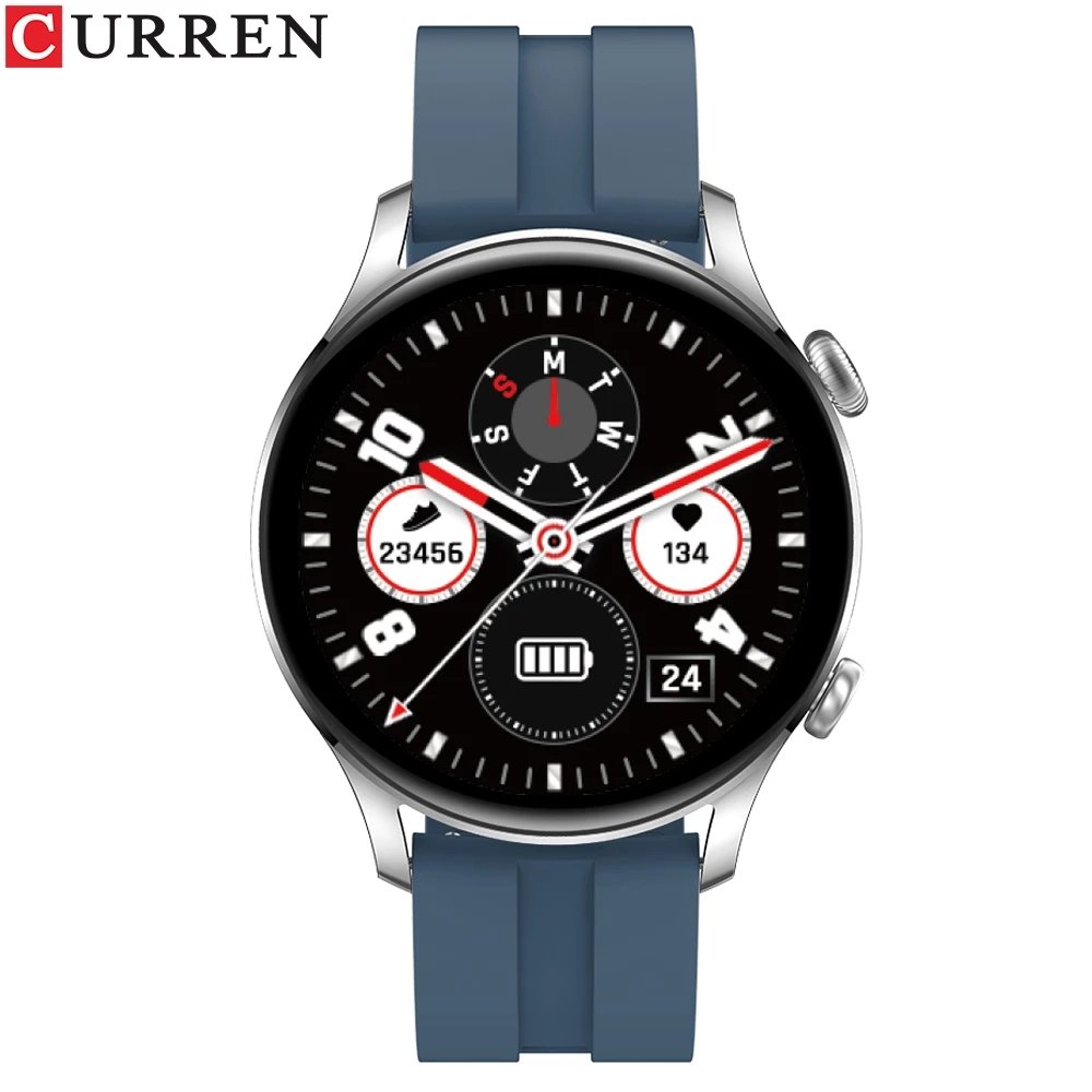 2024 CURREN R2S Smart Watches Full Touch HD Screen Smartwatches Watch For Men Sports Fitness Wristwatches IP67 for Android ios