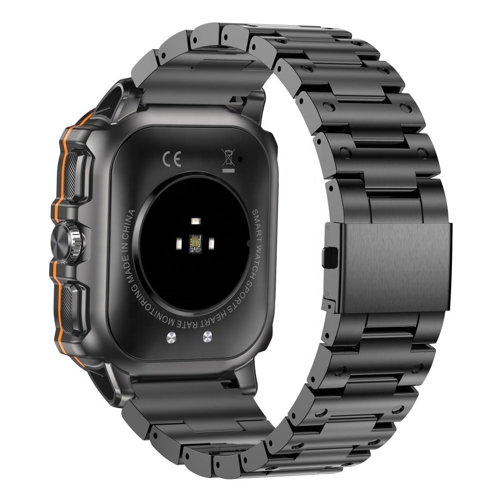 AK72 Smart Watch Men 1.952 inch AMOLED Blood Pressure BT Call Outdoor Sport Smartwatch Fitness Tracker