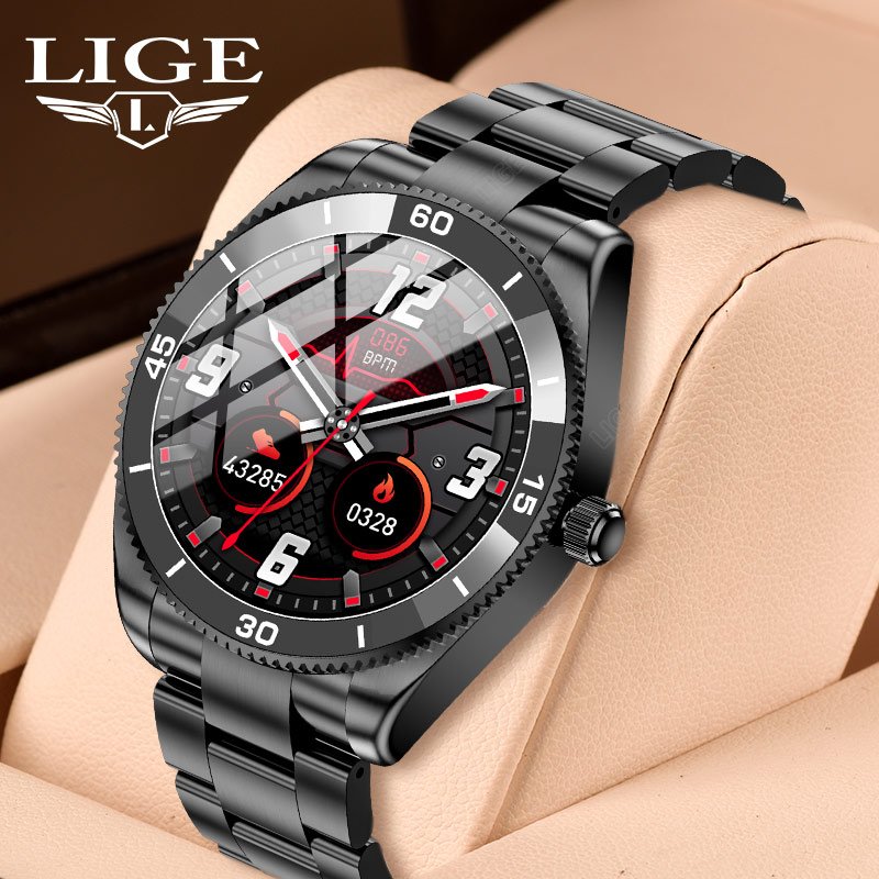Lige new smart watch 2022 men BW0330 Ce Rohs Relojes Inteligentes Sport Smartwatch Waterproof IP 67 Android Fitness Tracker