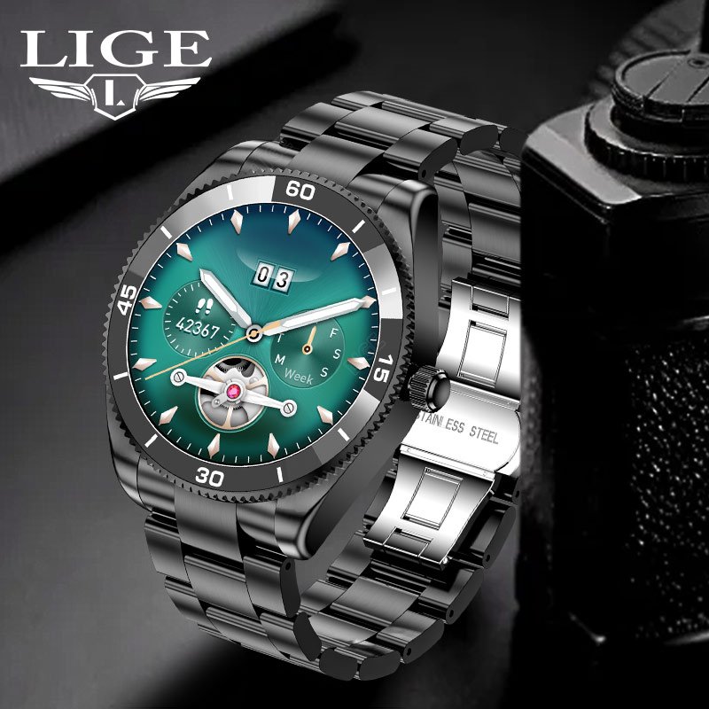 Lige new smart watch 2022 men BW0330 Ce Rohs Relojes Inteligentes Sport Smartwatch Waterproof IP 67 Android Fitness Tracker