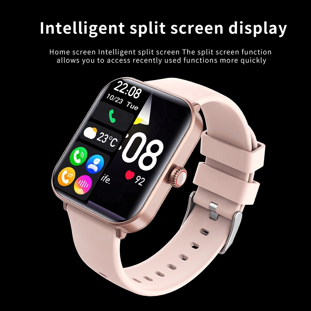 New 1.9 inch Big Screen Voice Assistant FitCloudPro Smartwatch with Answer Call 120+ Sport Modes Square Smart Watch F57pro