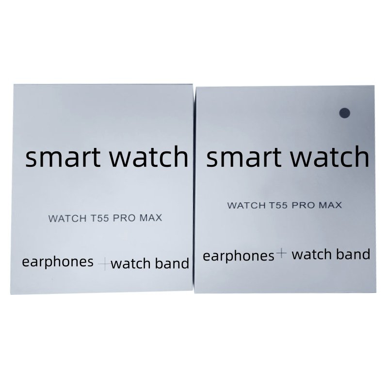 t55 pro max smart watch ultra 8 with earbuds 2 in 1 touch screen series 9 smart watch hombre PK w26 pro max