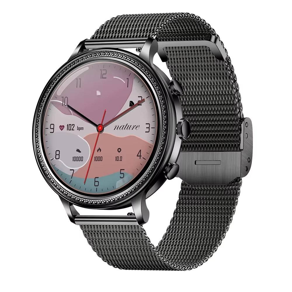 High Quality elegant Woman smart watches Dial Call V60 blood oxygen monitor music player sleep monitor smartwatches woman