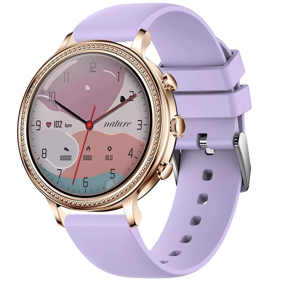 High Quality elegant Woman smart watches Dial Call V60 blood oxygen monitor music player sleep monitor smartwatches woman