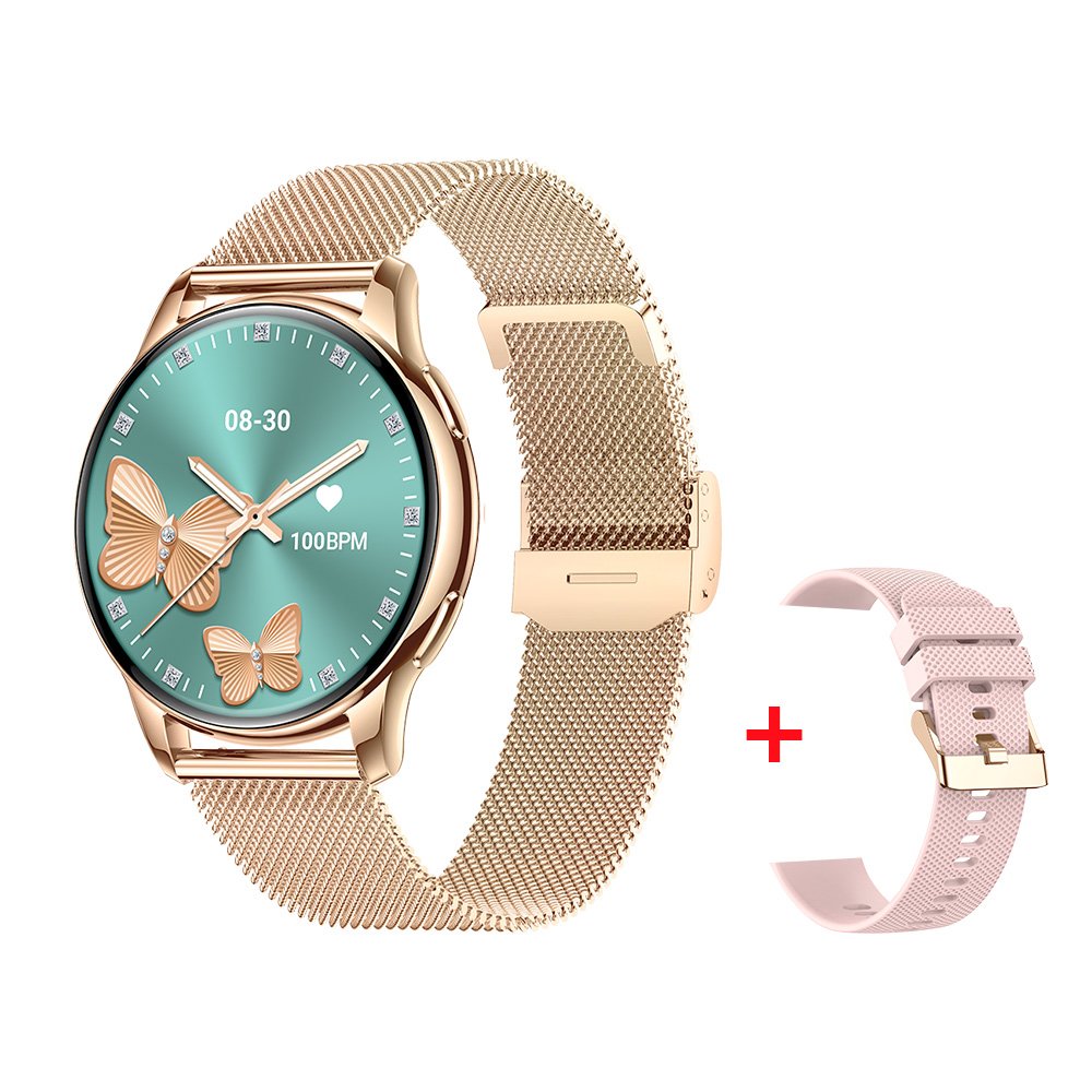 2024 Lady Smart Watch Heart Rate Blood Oxygen 1.32 inch AMOLED Screen BT Call IP68 Waterproof for Women' Health Y11 Smartwatch