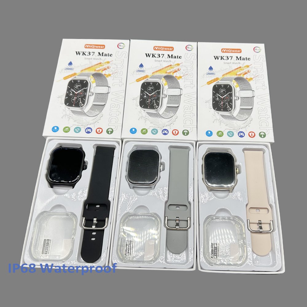 WK37 Mate Smart Watch Men Women Real ip68 Waterproof Watches Sports Fitness Tracker Watch PK WK9 WK97