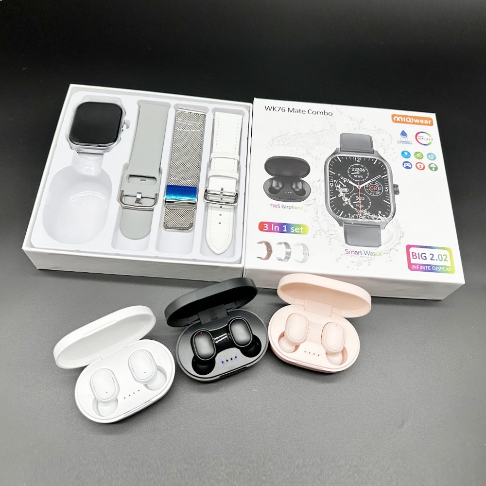 2024 Smart Watch WK76 HD Screen 2.19-inch Smart Watch Wireless Charging Full Touch Headphones M69