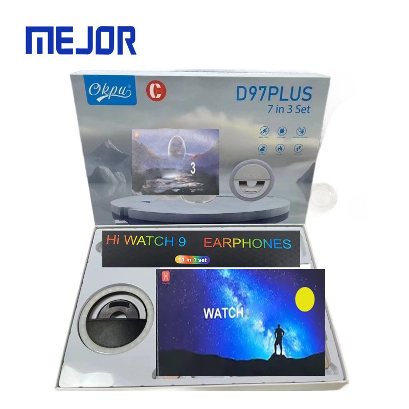Air 31 smartwatch max suit D97 wireless watches 7 IN 1 earphone combination D96 Plus smart watch fan