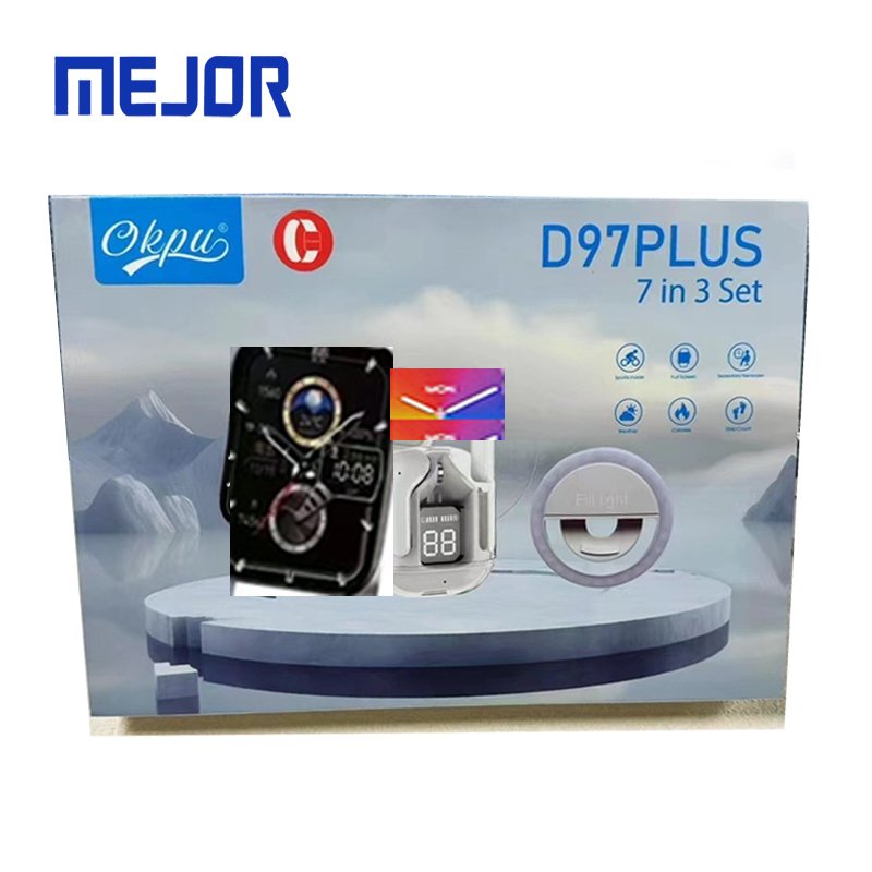 Air 31 smartwatch max suit D97 wireless watches 7 IN 1 earphone combination D96 Plus smart watch fan