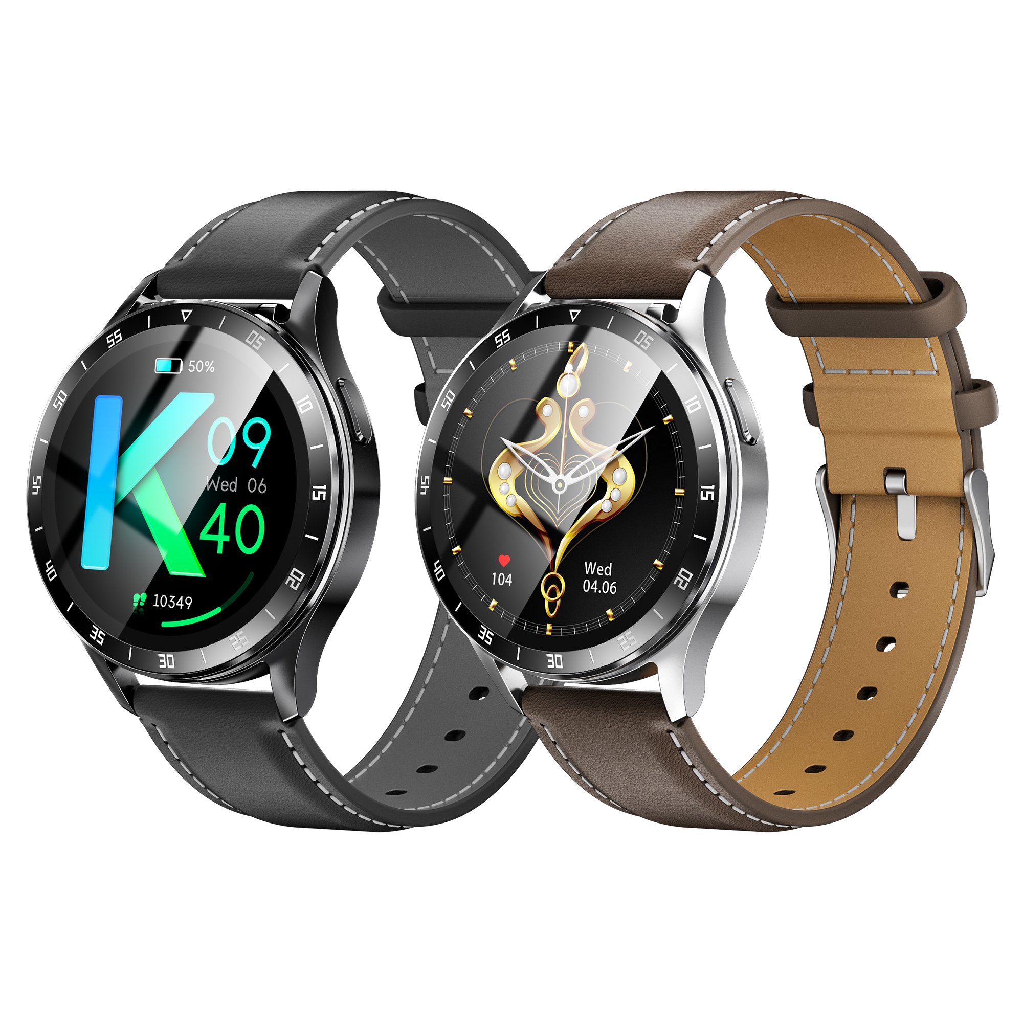 2024 New 2 In 1 Round Touch X10 Smartwatch Earphone Wireless Reloj Smart Watch With Earbud Earphone