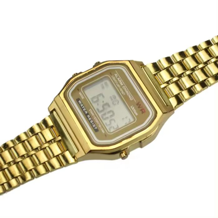 Hot Selling Metal LCD Digital Wrist watch For Unisex Sport Digital watch
