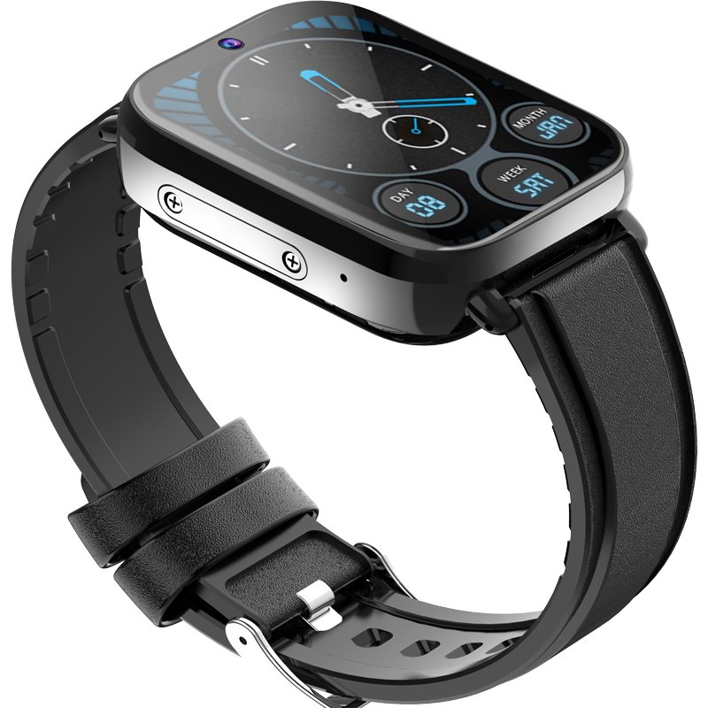 2022 Sport Smart Watch Phone 2GB+16GB Storage 1.75" Screen Android 9.1 Heart Rate Monitors Compass Music Dual Camera-4G Access