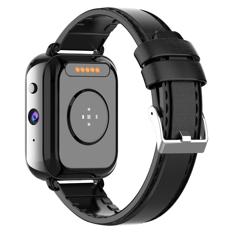 2022 Sport Smart Watch Phone 2GB+16GB Storage 1.75" Screen Android 9.1 Heart Rate Monitors Compass Music Dual Camera-4G Access