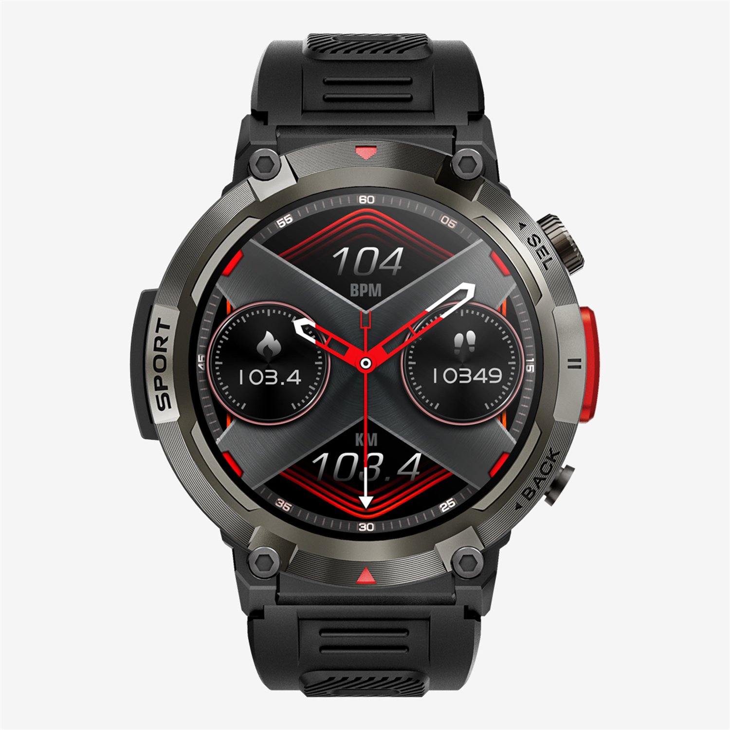 S100 Smart Watch with Lighting function 1.45 inch HD Large Screen Sports Fitness Waterproof Outdoor Smartwatch KE3 Reloj