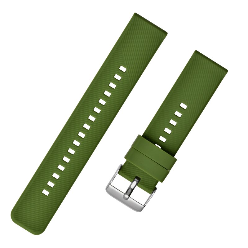 18 19 20 21 22mm Silicone Wrist Watch Strap Smart Watch Band