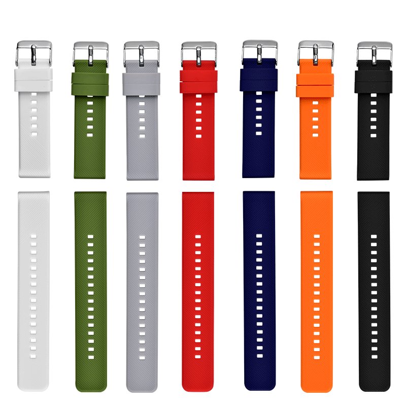 18 19 20 21 22mm Silicone Wrist Watch Strap Smart Watch Band