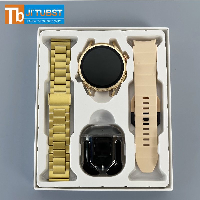 M103 fashion Round relojes smart watch 2 in en 1 with earphones series 9 ultra 2024 smartwatch for man woman