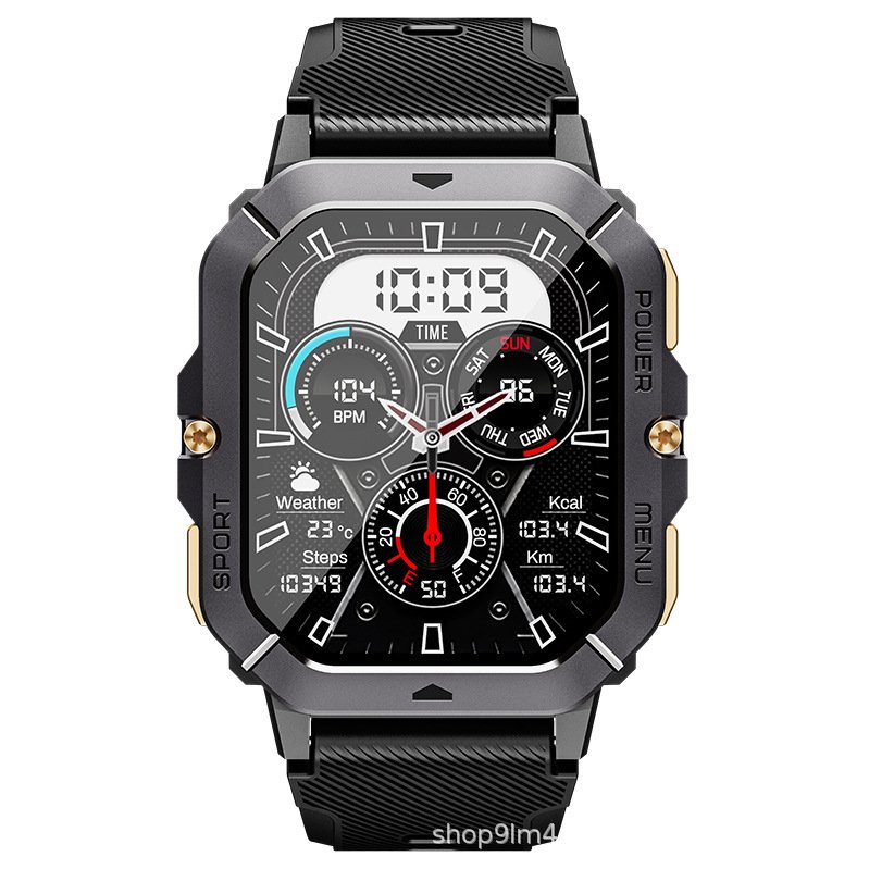 Inteligente Smart Watch C28 2.02inch Blue tooth Calling Health Monitor 10Meter IATM Waterproof men smart Watches C28 Smartwatch