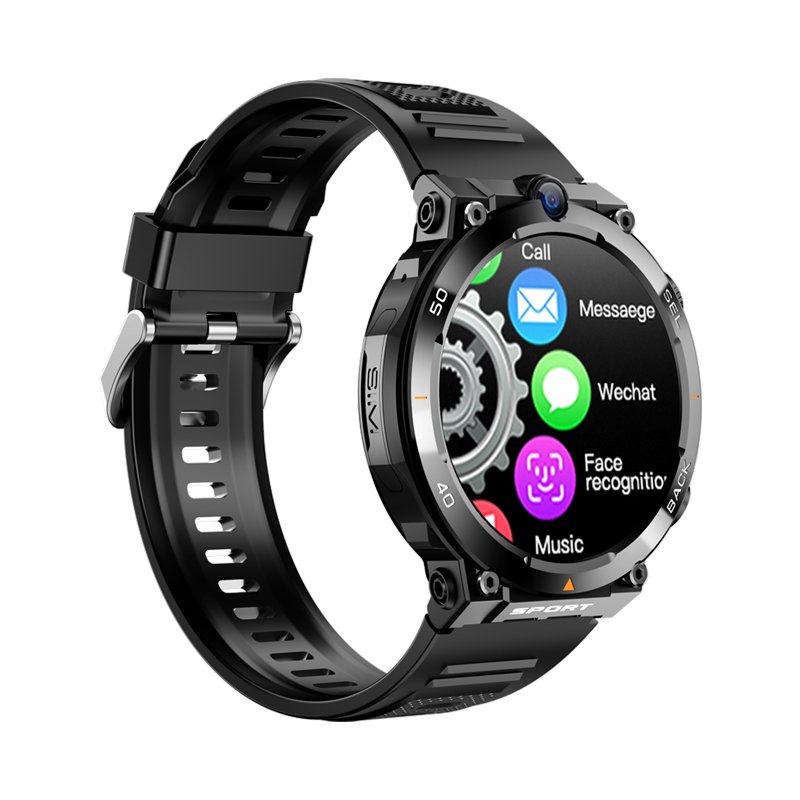 H10 4G Smart Watch 1.39 Inches HD Screen SIM Card WiFi GPS Navigation Android 8.1 System Alarm Clock Smartwatch