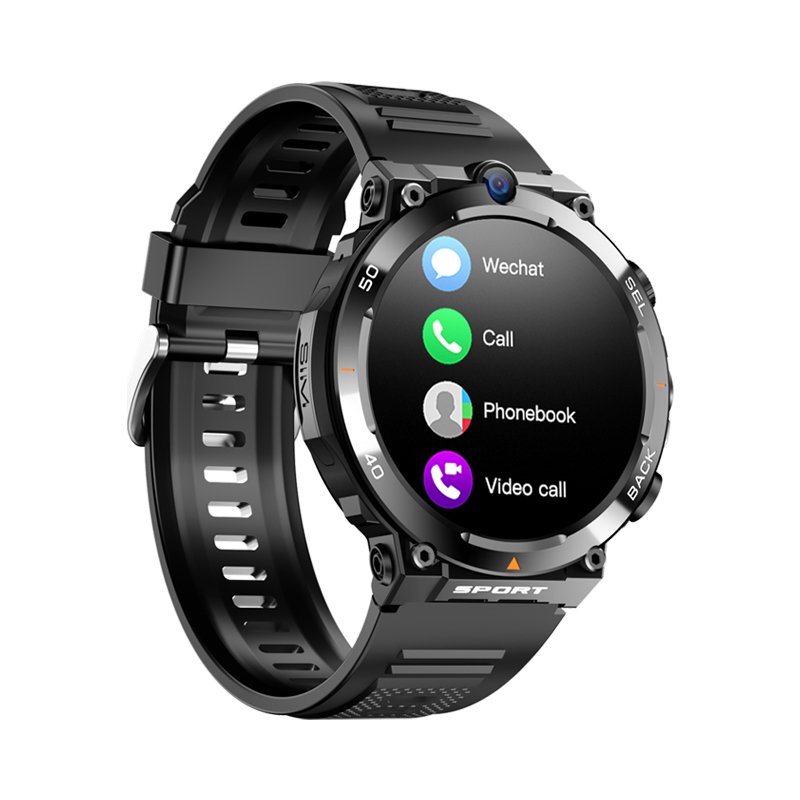 H10 4G Smart Watch 1.39 Inches HD Screen SIM Card WiFi GPS Navigation Android 8.1 System Alarm Clock Smartwatch