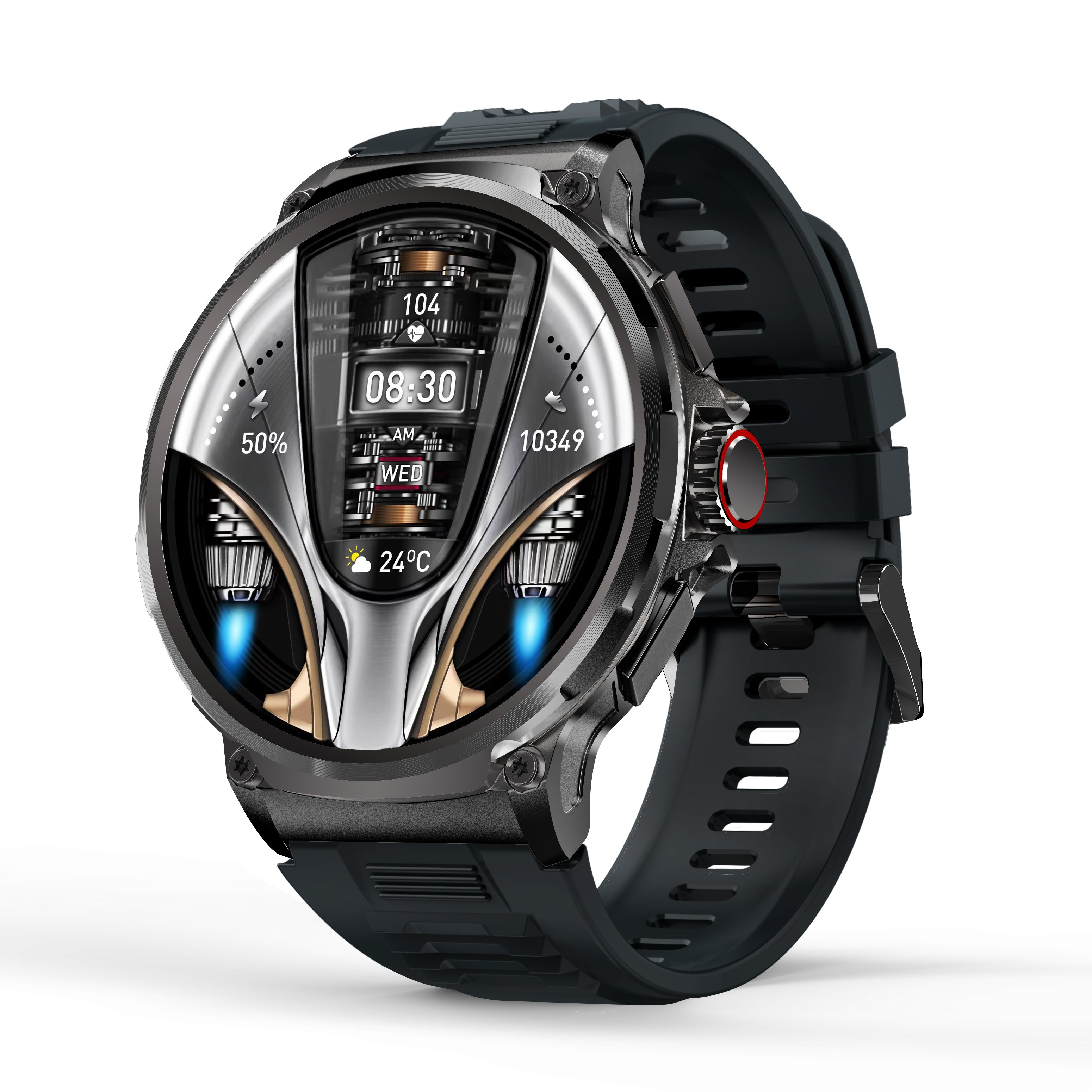 Smart wristwatch round smart watch bracelet factory wholesale OEM watch bluetooth call heart rate men smartwatch sport bracelet